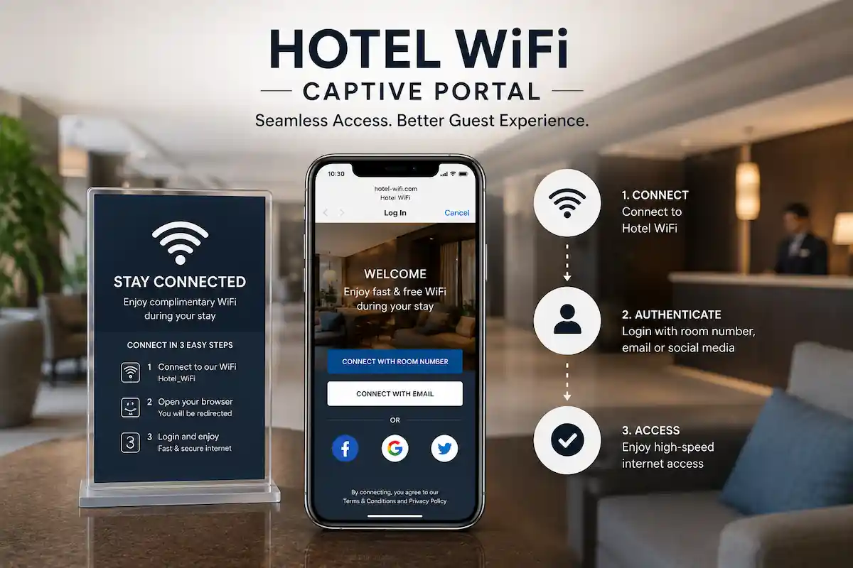 Managed Guest WiFi Hotel